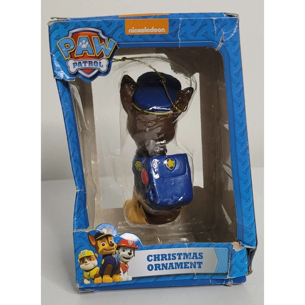 Chase Police Dog Paw Patrol Christmas Holiday Ornament Toy 2018 Kurt Adler